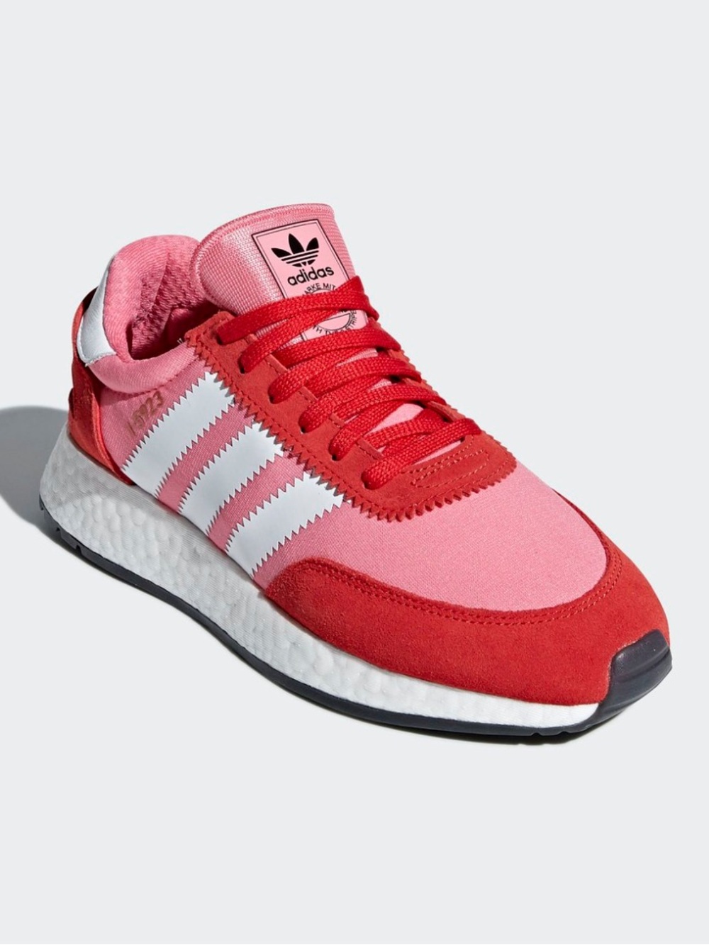 adidas I-5923 W Pink/Red-Orange sneaker size 6.5 Women’s